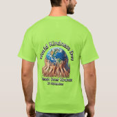 Entfesseln Sie Ihre innere Freundlichkeit. Weltniv T-Shirt (Rückseite)