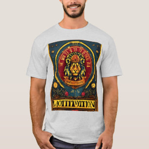 Entfesseln Sie Ihre innere Kraft: Weiße Löwenmotiv T-Shirt