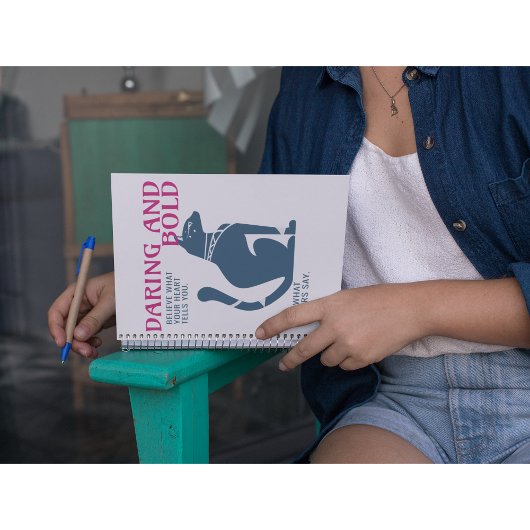 Entfesseln Sie Ihre innere Roar glauben an Sie Notizblock