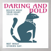 Entfesseln Sie Ihre innere Roar glauben an Sie Poster (Vorne)