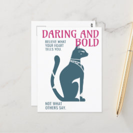 Entfesseln Sie Ihre innere Roar glauben an Sie Postkarte