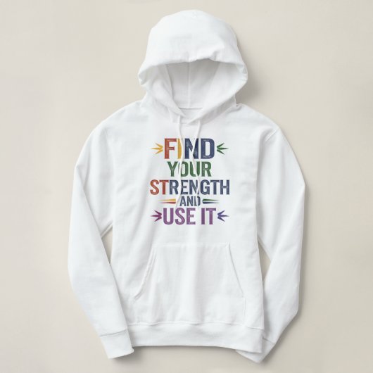 Entfesseln Sie Ihre innere Stärke Hoodie (Design vorne)