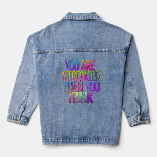 Entfesseln Sie Ihre innere Stärke Jeansjacke