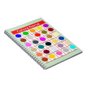 Entfesseln Sie Ihre Kreativität: farbenfrohe Spira Notizblock (Rechte Seite)