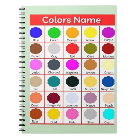 Entfesseln Sie Ihre Kreativität: farbenfrohe Spira Notizblock (Vorderseite)