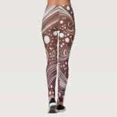 Entfesseln Sie Ihre Kreativität: Funky Pattern Leg Leggings (Rückseite)