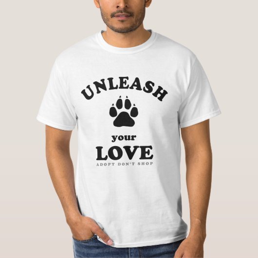 Entfesseln Sie Ihre Liebe | Hundebonate T-Shirt (Vorderseite)