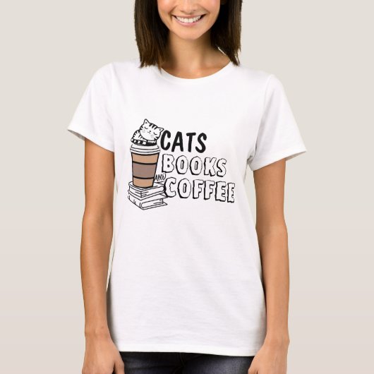 Entfesseln Sie Ihre Purr-Sonalität: Katzen, Bücher T-Shirt (Vorderseite)