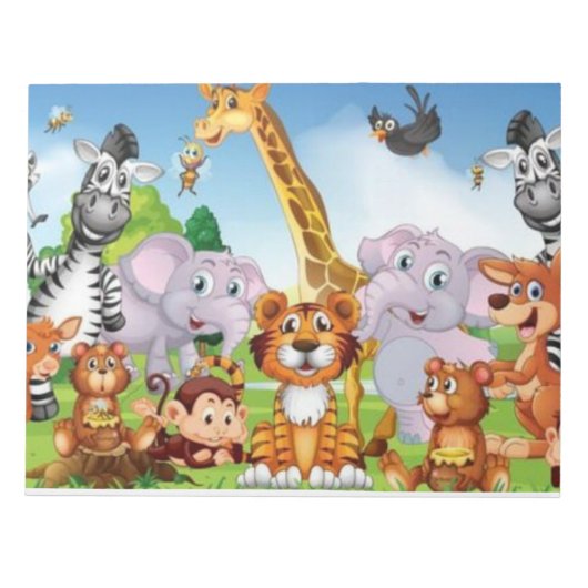 Entfesseln Sie Ihre wilde Seite: Notepad für wilde Notizblock (Vorderseite)