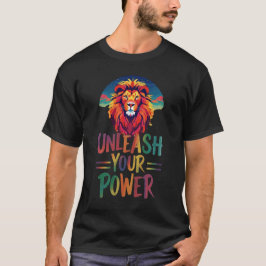 Entfesseln Sie Ihren Power: Lion Sunset Silhouette T-Shirt