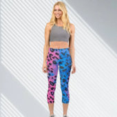 Entfesseln Sie Ihren Stil mit Neon Leopard GRL Pow Capri Leggings
