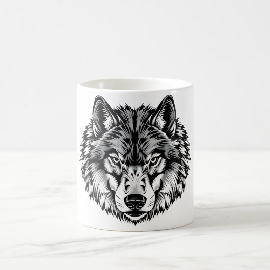 Entfesseln Sie Ihren wilden Wolf-T - Shirt Kaffeetasse (Mittel)