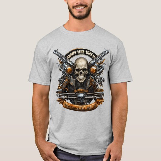 Entfesseln von Rock & Roll-Skull-T - Shirt - Entfe (Vorderseite)