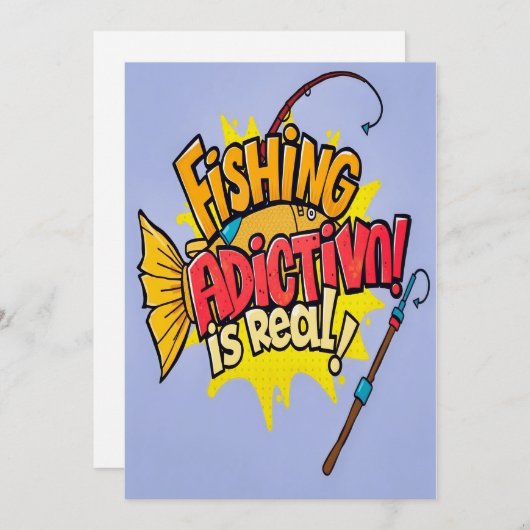 Entfesselt, das Angler's Paradies! Einladung (Vorne/Hinten)