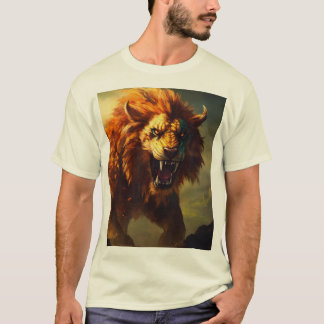 Entfesselt: Der fiery-Löwe-T - Shirt
