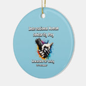 Entfesselt für Einheit. Keramik Ornament (Links)