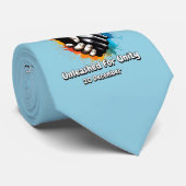 Entfesselt für Einheit. Krawatte (Gerollt)