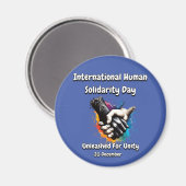 Entfesselt für Einheit. Magnet (Vorderseite/Rückseite)