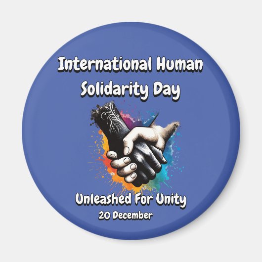 Entfesselt für Einheit. Magnet (Vorne)