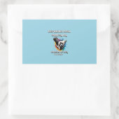 Entfesselt für Einheit. Rechteckiger Aufkleber (Tasche)