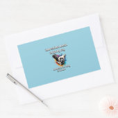 Entfesselt für Einheit. Rechteckiger Aufkleber (Umschlag)