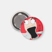 entfesselte Puppenkunst Magnet (Vorderseite/Rückseite)
