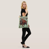 Entfesselte Stärke Ladestier Grafikdesign Tasche (Am Model)