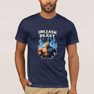 Entfessle das Biest - Anime-Gym Power-Up T-Shirt