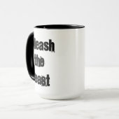 Entfessle das Biest Tasse (Vorderseite Links)