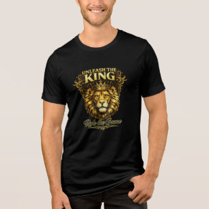 Entfessle das Königslöwen T-Shirt Tri-Blend Shirt