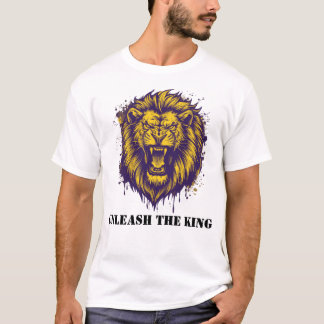 Entfessle den König Löwe Grafik Mächtiger Alpha-Lö T-Shirt