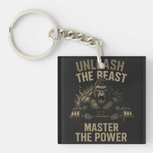 Entfessle die Bestie – Geschenke für Bodybuilding- Schlüsselanhänger