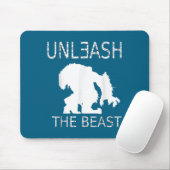 Entfessle Workout-Motivation Fitness-Grafik  Mousepad (Mit Mouse)