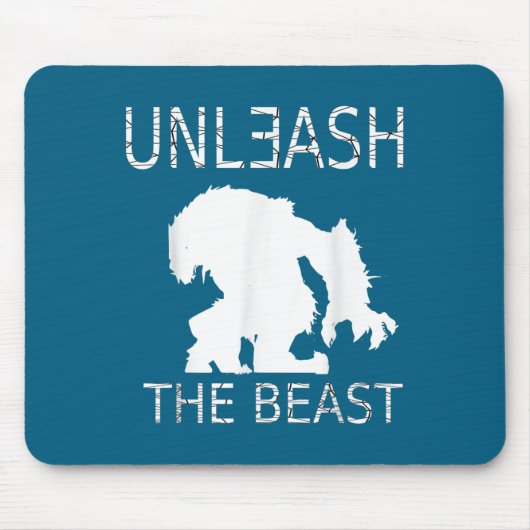 Entfessle Workout-Motivation Fitness-Grafik  Mousepad (Vorne)