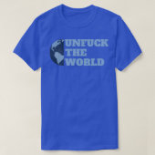Entficken Sie das World Text Design 2 T-Shirt (Design vorne)