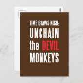 Entflechten der Teufelsaffenseuche Postkarte (Vorne/Hinten)