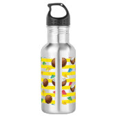 Entfliehe dem Gewöhnlichen Edelstahlflasche (Rückseite)