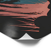 Entfliehe dem Gewöhnlichen Poster (Ecke)