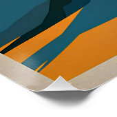 Entfliehe dem Gewöhnlichen Poster (Ecke)
