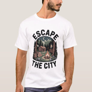 Entfliehe der Stadt Natur-Abenteuer im Freien T-Shirt