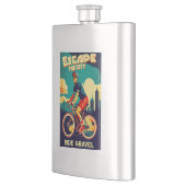 Entfliehen Sie dem Stadtrundfahrrad Flachmann (Links)