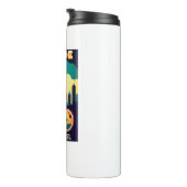 Entfliehen Sie dem Stadtrundfahrrad Thermosbecher (Nach rechts gedreht)