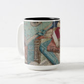 Entfliehen Sie mit einer Tasse für den Buchkaffee (Vorderseite Links)