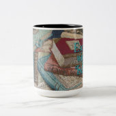 Entfliehen Sie mit einer Tasse für den Buchkaffee (Mittel)