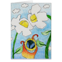 Entfremdetes Soul: Zwei Blumen mit einer Welt