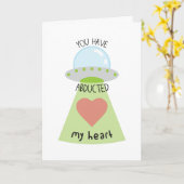 Entführt mein Herz Karte (Gelbe Blume)