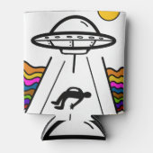 Entführung eines Raumschiffs der UFO-Alien Dosenkühler (Vorderseite)