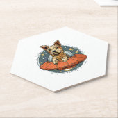 Entführung Hund � UFO Beaming Pup Untersetzer (angewinkelt)