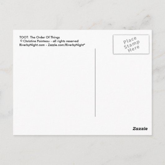 Entführung Postkarte (Rückseite)