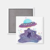 Entführung von Alien Magnet (Vorderseite/Rückseite)